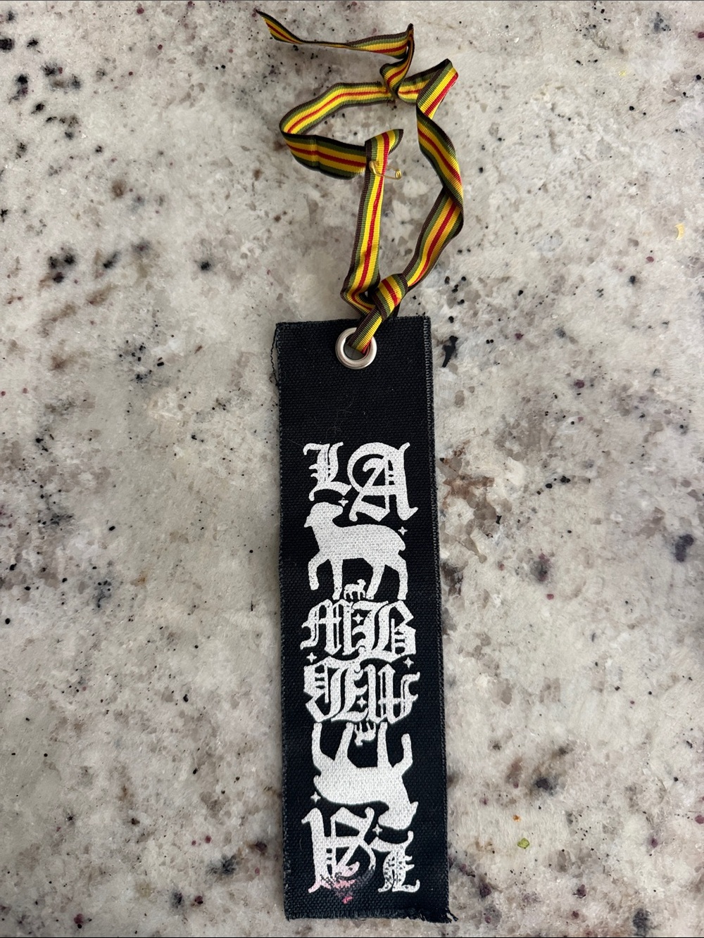 L.A.M.B. Ornament Patch & Rasta Ribbon Lamb by Gwen Stefani Swag No Doubt WDMLG